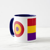 Spanische republikanische Luftwaffen-Tasse Tasse (Vorderseite Links)