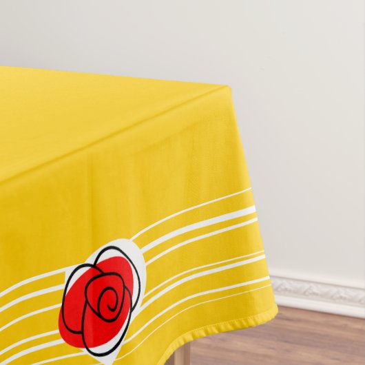 Spanische Rose 52 x 70 Tischdecke (Beispiel)