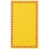 Spanische Rose bringt Tischdecke 60 x 104 in (Vorderseite)