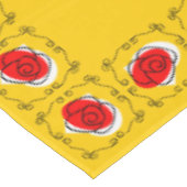 Spanische Rose bringt Tischdecke 60 x 104 in (Schrägansicht)