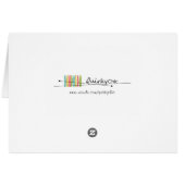 Spanische Rose Geburtstagskarte Landschaft (Rückseite Horizontal)