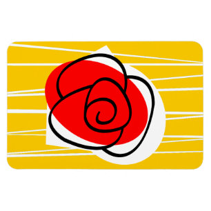 Spanische Rose-Magnetlandschaft Magnet