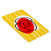 Spanische Rose-Magnetlandschaft Magnet (Rechte Seite)