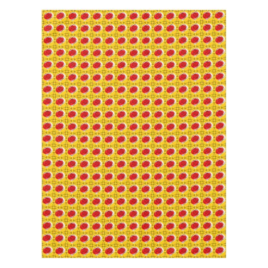 Spanische Rose Multitafel Tischdecke (Vorderseite)