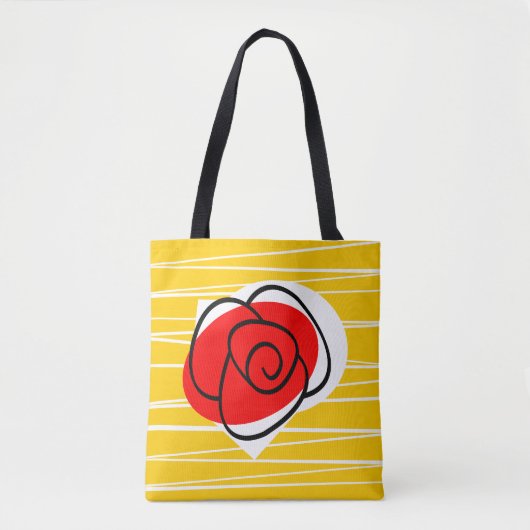 Spanische Rose überall in der Tasche (Vorderseite)