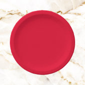 Spanische Rote Farbe Pappteller