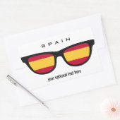 Spanische Schattenaufkleber Rechteckiger Aufkleber (Umschlag)