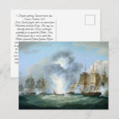 Spanische Schatzschiffe 1804 Postkarte (Vorne/Hinten)