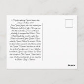 Spanische Schatzschiffe 1804 Postkarte (Rückseite)