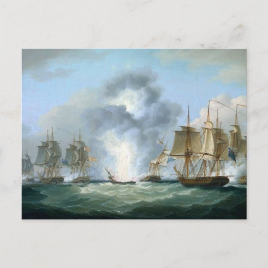 Spanische Schatzschiffe 1804 Postkarte (Vorderseite)