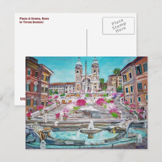 Spanische Schritte - Postkarte (Vorne/Hinten)