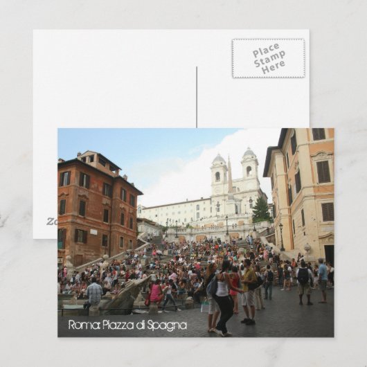 Spanische Schritte Postkarte (Vorne/Hinten)