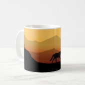 Spanische Silhouette Kaffee Tasse (Vorderseite Links)