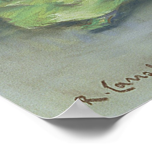 Spanische Sinti und Roma-Tänzer, 1898 Poster (Ecke)