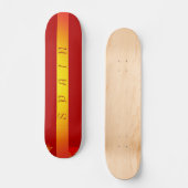 Spanische Skateboard (Vorderseite)