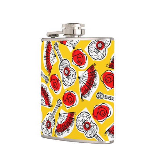 Spanische Souvenirflasche Flachmann (Links)