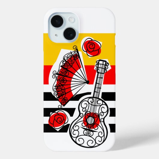Spanische Souvenirs Classic Stripe iPhone Gehäuse Case-Mate iPhone Hülle (Rückseite)
