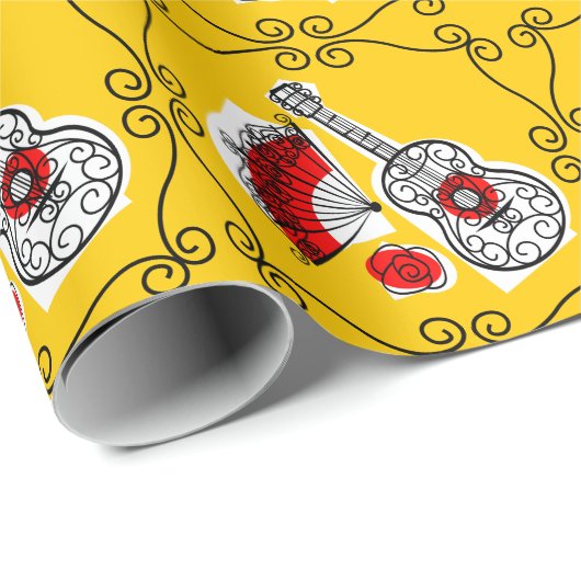 Spanische Souvenirs Corners Multi Packpapier (Rolleneckpunkt)