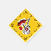 Spanische Souvenirs Corners Papierserviette (Ecke)