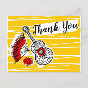 Spanische Souvenirs Dankeschön Landschaft Postkarte