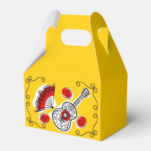 Spanische Souvenirs Ecke Gefälligkeitsbox Geschenkschachtel (Rückseite)