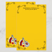 Spanische Souvenirs Ecke Text Papier 5.5 x 8.5 (Vorne/Hinten)