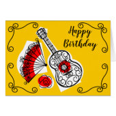 Spanische Souvenirs Ecken Geburtstagslandschaft (Vorderseite (Horizontal))