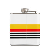 Spanische Souvenirs - Flasche mit klassischem Stri Flachmann (Rückseite)