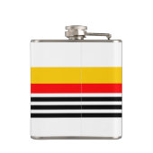 Spanische Souvenirs - klassische Streifenflasche Flachmann (Rückseite)