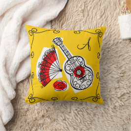 Spanische Souvenirs monogramm Ecken Kissen Platz