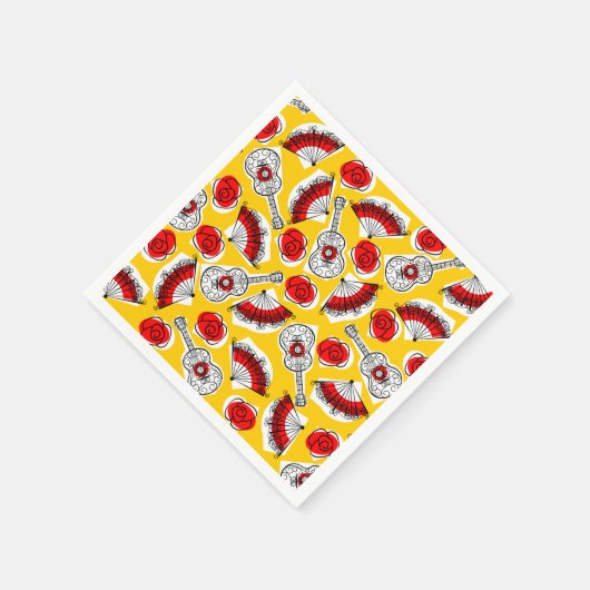 Spanische Souvenirs Multi-Papier-Servietten Serviette (Ecke)