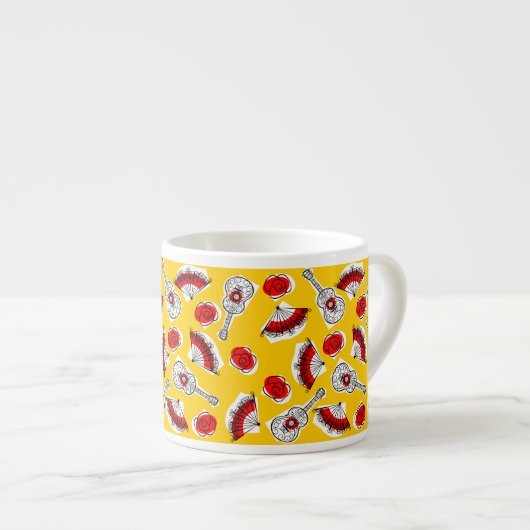 Spanische Souvenirs Multi-Tasse Espresso Espressotasse (Vorderseite Rechts)