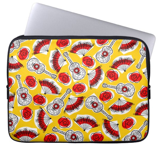 Spanische Souvenirs Multinotebook Laptopschutzhülle (Vorderseite)