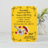 Spanische Souvenirs Multitext Einladung (Stehend Vorderseite)