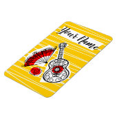 Spanische Souvenirs Name Magnet flexibles Portrait (Linke Seite)