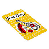 Spanische Souvenirs Name Magnet flexibles Portrait (Rechte Seite)