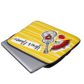 Spanische Souvenirs Name Notebook-Hülle Laptopschutzhülle (Vorne Knopf)