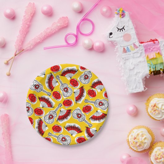 Spanische Souvenirs-Papierplatte Pappteller (Party)