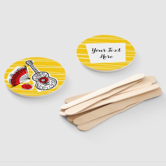 Spanische Souvenirs Rundfächer Fächer (Non-assembled)