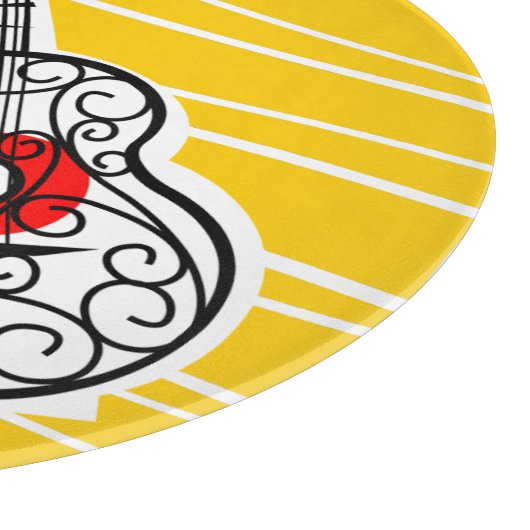 Spanische Souvenirs Schneidebrett (Ecke)