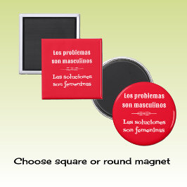 Spanische Sprache lernen Grammatik Zitat rot Magnet