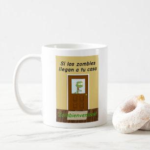 Spanische Sprachwitz-Tasse mit Zombies   Espanol Kaffeetasse
