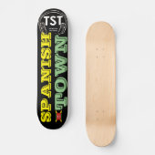 SPANISCHE STADT Skateboard (Vorderseite)