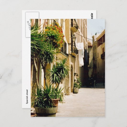 Spanische Straße Postkarte (Vorne/Hinten)
