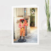 Spanische Straßenseite, Valencia Stadt, España Karte (Vorderseite)