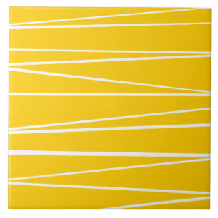 Spanische Streifen-Gelb-Keramikfliese Fliese