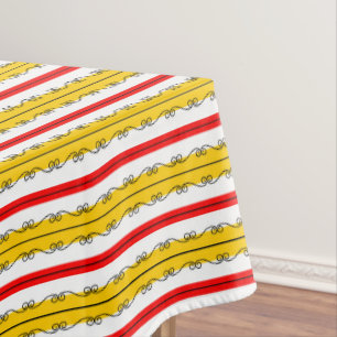 Spanische Streifen-Tischdecke Tischdecke
