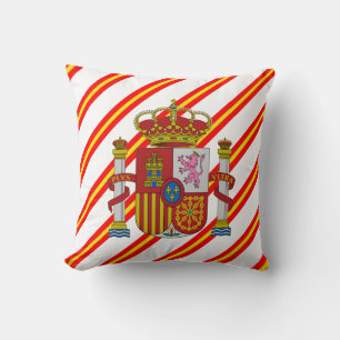Spanische Streifenflagge Kissen