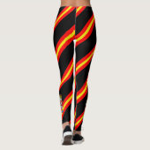 Spanische Streifenflagge Leggings (Rückseite)