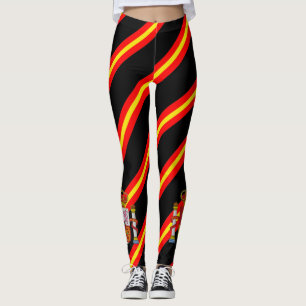 Spanische Streifenflagge Leggings